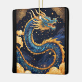中国のドラゴンの飾り セラミックオーナメント (左)