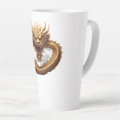 中国のドラゴンパワー カフェラテマグ (右アングル)