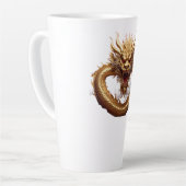 中国のドラゴンパワー カフェラテマグ (左アングル)