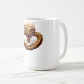 中国のドラゴンパワー コーヒーマグカップ (正面右)