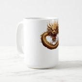 中国のドラゴンパワー コーヒーマグカップ (正面左)