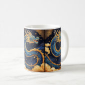 中国のドラゴンマグカップ コーヒーマグカップ (正面右)