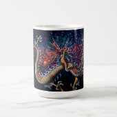 中国のドラゴン コーヒーマグカップ (中央)