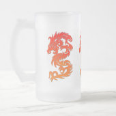 中国のドラゴン フロストガラス マグ (左)