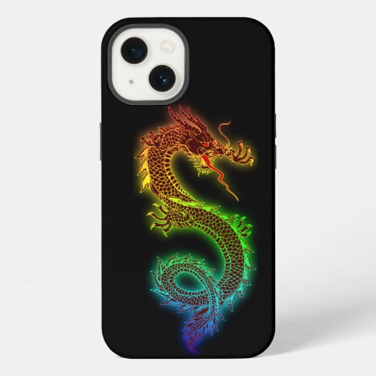 中国のドラゴン iPhoneケース (裏面)