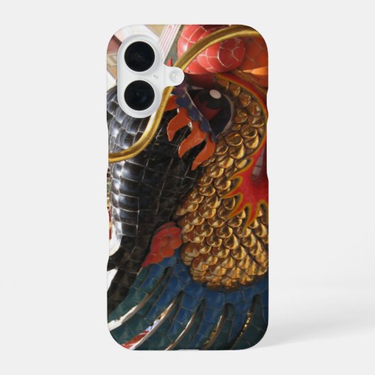 中国のドラゴン iPhone 16ケース (裏面)