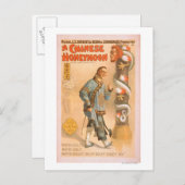 「中国のハネムーン」演劇遊ポスター ポストカード (正面/裏面)