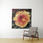 中国のバラフラワー芸術的フローラ開花 タペストリー (インサイチュ(横))