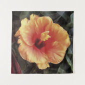 中国のバラフラワー芸術的フローラ開花 タペストリー (正面)