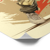 中国のヒップホップダンスポスター – 落ち着きを具現化 ポスター (角)