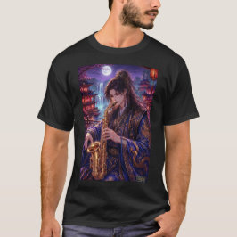 中国のファンタジーミュージシャン - サックス奏者 Tシャツ