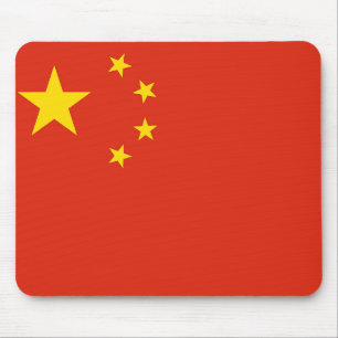 中国のフラグ付きマウスパッド マウスパッド