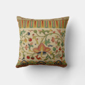 中国のフローラオーナメントデザイン クッション (裏面)