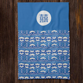 中国のフローラ キッチンタオル