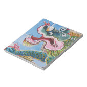 中国のライオンの守護壁画 ノートパッド (回転)