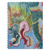中国のライオンの守護壁画 ノートブック (正面)