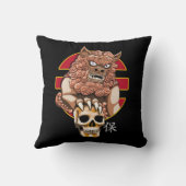 中国のライオンの守護者 – Foo Dog クッション (裏面)