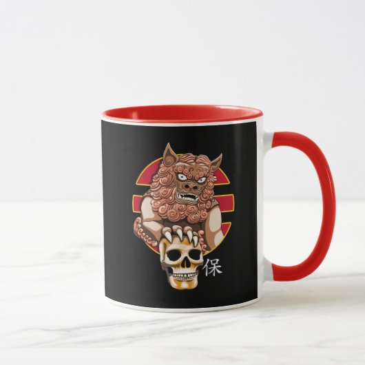 中国のライオンの守護者 – Foo Dog マグカップ (右)