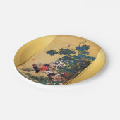 中国のルースター2017年日本の美術紙P ペーパープレート (アングル)