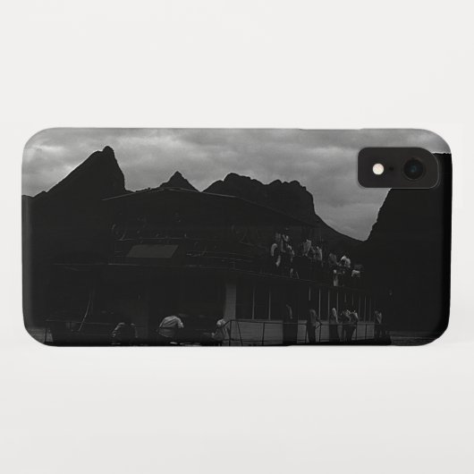 中国のヴィンテージ桂林川ボート Case-Mate iPhoneケース (裏面(横))