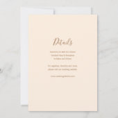 中国のヴィンテージ装飾枠ウェディング招待状 招待状 (裏面)