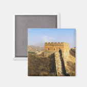 中国の万里の長城のパノラマビュー2 マグネット (正面/裏面)