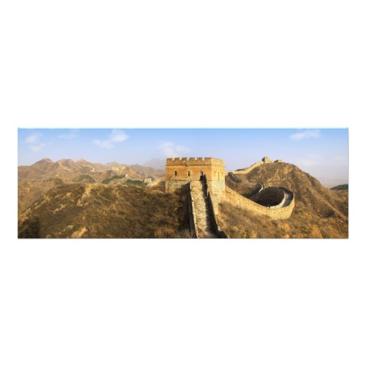中国の万里の長城のパノラマビュー 2 フォトプリント            (正面)