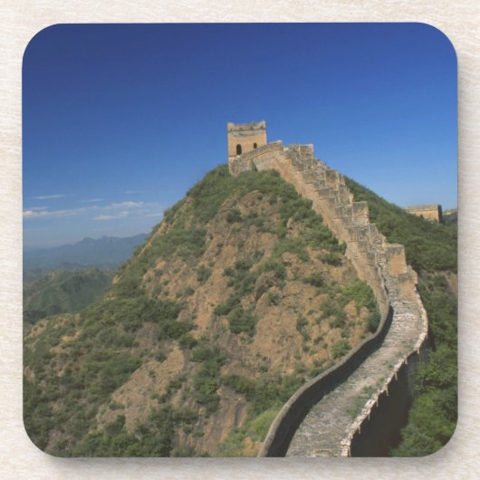 中国の万里の長城の風景 コースター (正面)