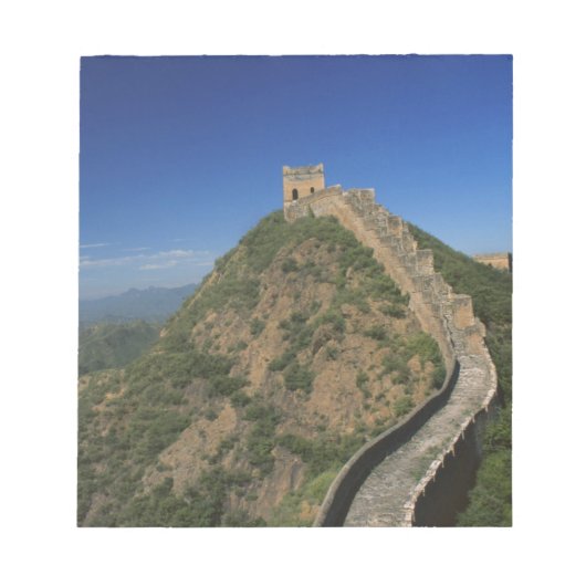 中国の万里の長城の風景 ノートパッド (正面)