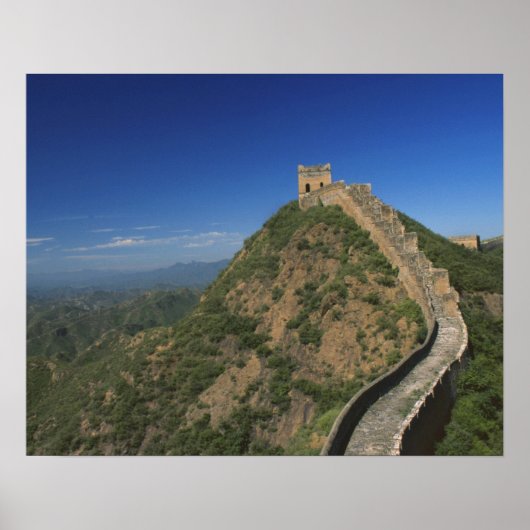 中国の万里の長城の風景 ポスター (正面)