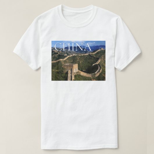 中国の万里の長城｜金山嶺 Tシャツ (デザイン正面)