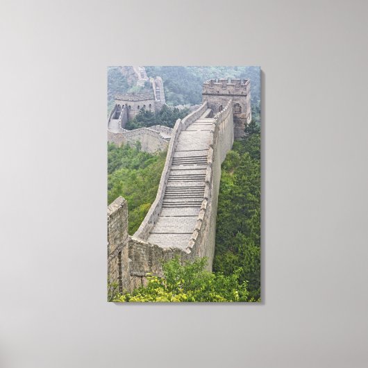 中国の万里の長城、 Jinshanling キャンバスプリント (正面)