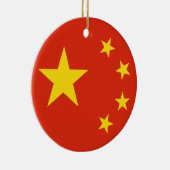 中国の中国のな旗の中華人民共和国の旗 セラミックオーナメント (右)