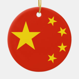 中国の中国のな旗の中華人民共和国の旗 セラミックオーナメント