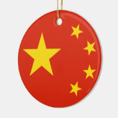 中国の中国のな旗の中華人民共和国の旗 セラミックオーナメント (左)