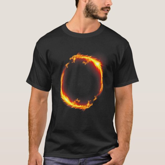 中国の伝統的なドラゴンは力と強さの象徴 Tシャツ (正面)