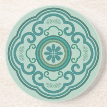 中国の伝統的な緑の如意雲