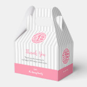 中国の伝統的ベビー100日百日 (ピンク) フェイバーボックス (裏面サイド)