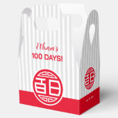 中国の伝統的ベビー100日百日 フェイバーボックス (オープン)