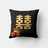 中国の伝統的結婚カスタマイズ可愛い夫婦 クッション (裏面)