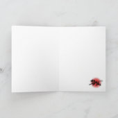 中国の伝統的龍の誕生日 カード (内部)