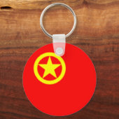 中国の共産国旗 キーホルダー (正面)