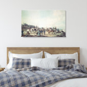 中国の兵 キャンバスプリント (インサイチュ (寝室))