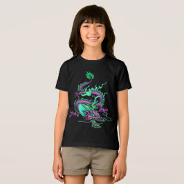 中国の冥界の竜の神秘的な水路 トライブレンドTシャツ