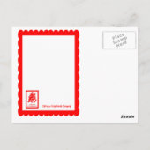 中国の切り紙細工 10 ポストカード (裏面)