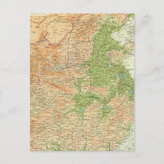 中国の北京地方 ポストカード (正面)