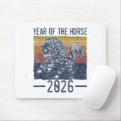 中国の十二支 馬 2026年 飾り 馬年 マウスパッド (マウス)