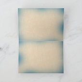 中国の古花に感謝 カード (内部)