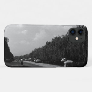 中国の古都北京の美しい道 明の陵墓 iPhone 11 ケース