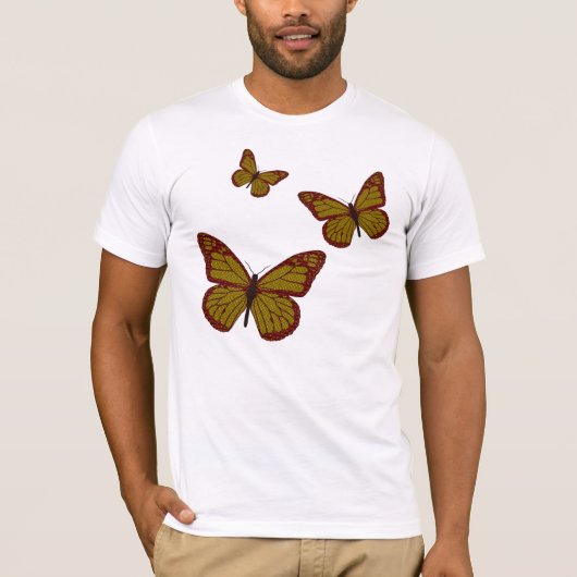 中国の君主男性用ライトシャツ Tシャツ (正面)